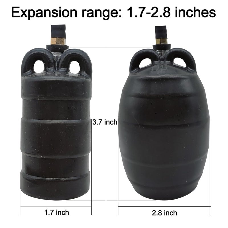 ROLING Test Plug Plumbing,Sewer Test Plug,Inflatable Pipe Plug Balloon Plug,Pipe Test Plug,Plumbing Balloon Plug,with an Extended air Pipe. (2 inch) - Image 4